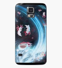 Funda/vinilo para Samsung Galaxy Axolotls en el espacio