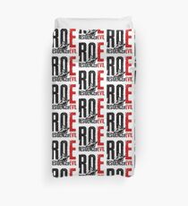 ROE Logo White Duvet Cover