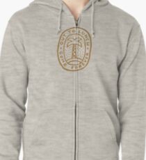 Zum Mittagessen Hoodie mit Reißverschluss