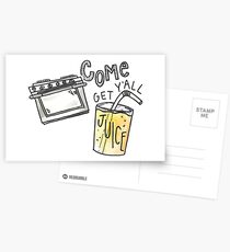 Come Get Y'all Juice Vine Postcards