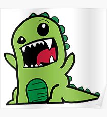 Cute Dinosaur Poster