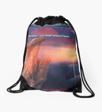 FINGERS CROSSED Drawstring Bag