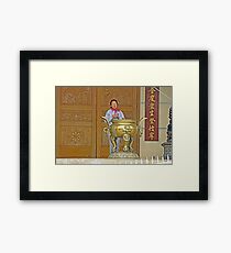 prayer on chapman avenue Framed Print