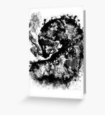 Ink Dragon Grußkarte