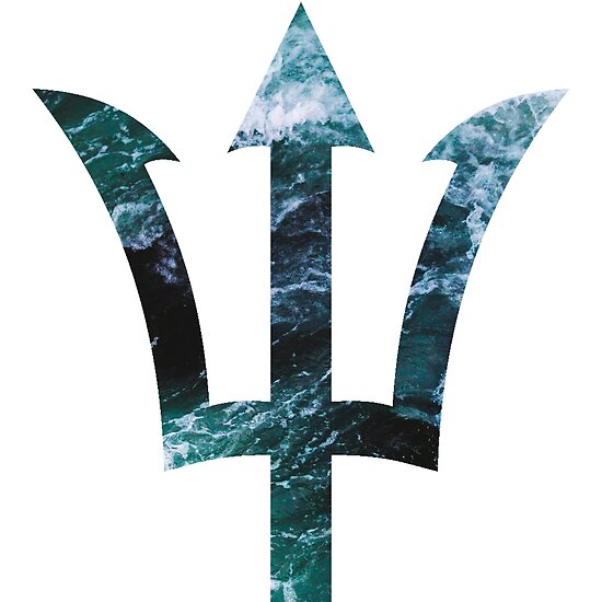 Poster « Percy Jackson Trident », par Moiza Redbubble