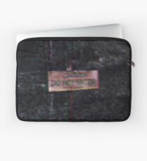 do not enter sign edit Laptop Sleeve
