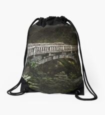 Bridge on the Road to Hana Drawstring Bag