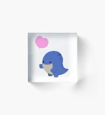 Guild Wars 2- Blue Quaggan Acrylic Block