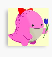 Guild Wars 2- Pink Quaggan Metal Print