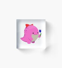 Guild Wars 2- Pink Quaggan Acrylic Block