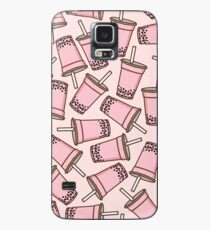 Funda/vinilo para Samsung Galaxy Strawberry Bubble Tea