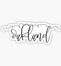 Oakland Skyline Sticker