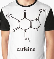 Koffein-Molekül Grafik T-Shirt