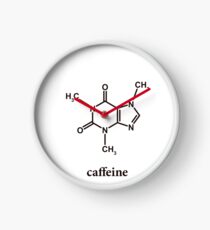 Caffeine Molecule Clock