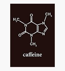 Koffein-Molekül Fotodruck