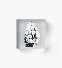 sailing ship Acrylic Block