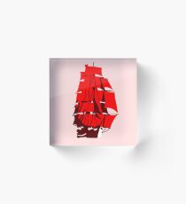 sailing ship Acrylic Block