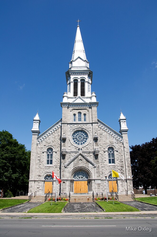 "St. Columban's Parish Church, Cornwall, Ontario. 1899." by Mike Oxley