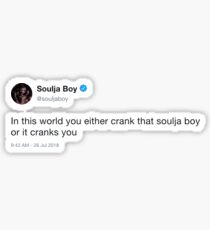 soulja tweet Sticker