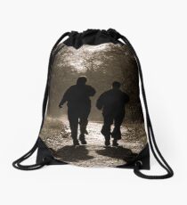 trusted companions Drawstring Bag