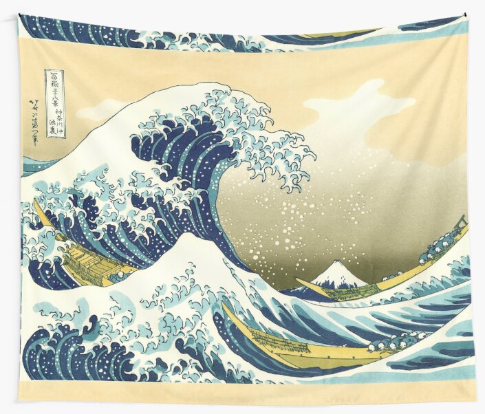 "HD. The Great Wave Off Kanagawa, by Katsushika Hokusai