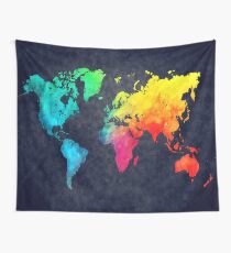 world map watercolor 6 #map #worldmap Tapestry