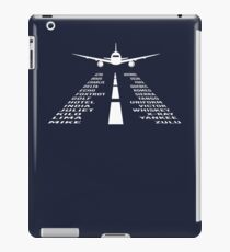 Phonetisches Alphabet | Pilot Geschenk iPad-Hülle & Klebefolie