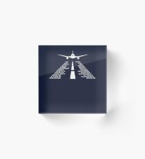 Airplane Phonetic Alphabet | Pilot Gift Acrylic Block
