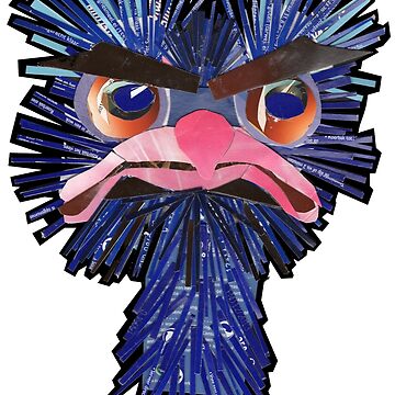 Artwork thumbnail, Angry Ostrich by Packeredo