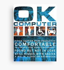 Radiohead - OK COMPUTER Canvas Print