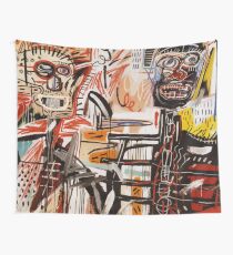 A vectorised Basquiat Wall Tapestry