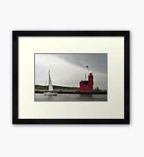 Incoming Framed Print