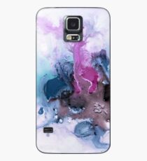 Abstrakte Aquarellmalerei Hülle & Klebefolie für Samsung Galaxy