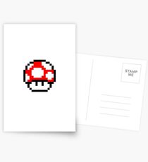 Nintendo Toad Mario Mushroom Postcards