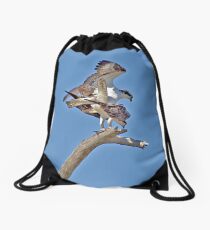 Double Decker Ospreys Drawstring Bag