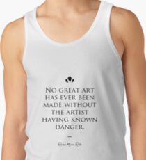 Rainer Maria Rilke famous quote about art Tank Top