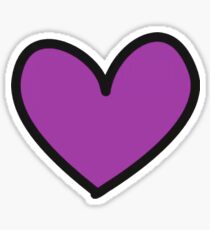 purple heart Sticker