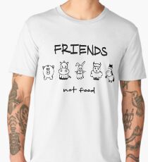 Friends Not Food Men's Premium T-Shirt
