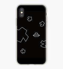 Retro Flying Saucer UFO Vintage Classic Gaming Arcade Game iPhone Case