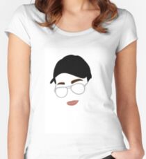 Rückblende Mary Tailliertes Rundhals-Shirt