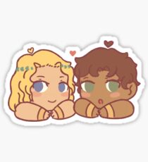 Apollo and Hyacinthus Chibis Sticker
