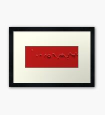 rEd Framed Print