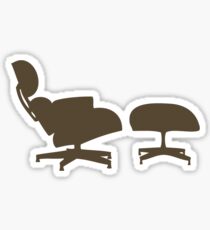 Eames Lounge Chair and Ottoman Sticker