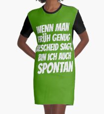 Spontaneous Graphic T-Shirt Dress