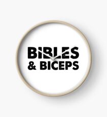 Bible & Biceps Clock