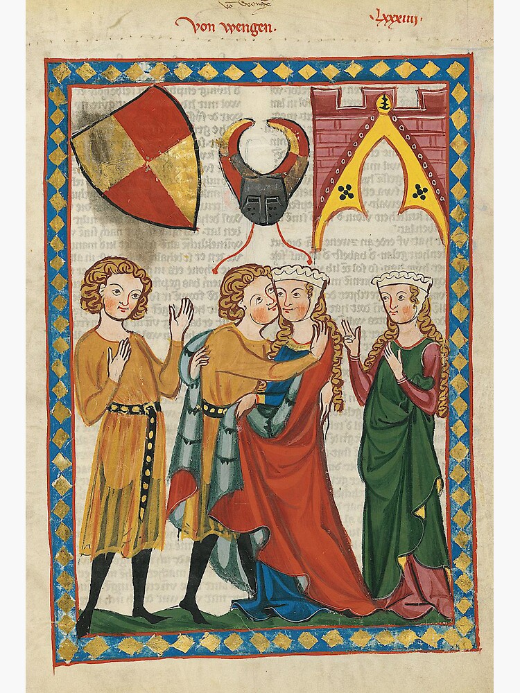 Portrait of "von Wengen", from the Codex Manesse by edsimoneit