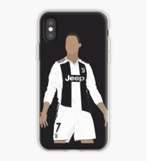 Cristiano Ronaldo at Juventus vector art iPhone Case