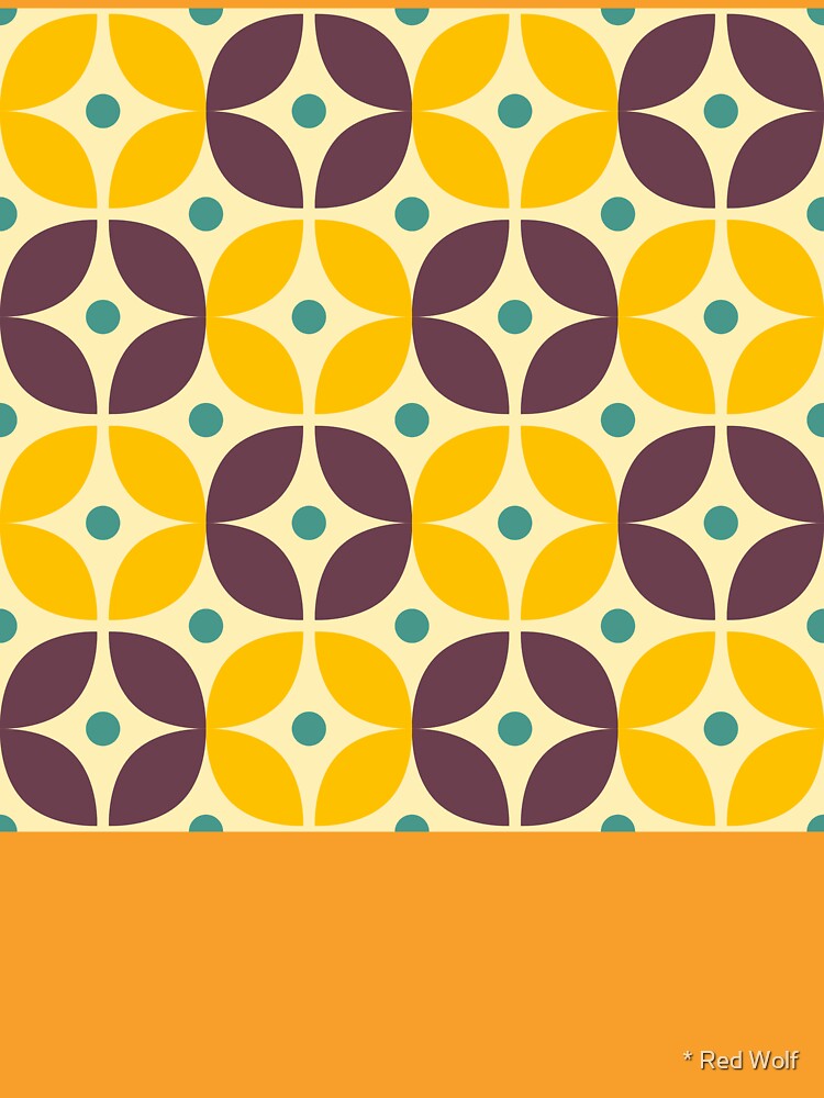 Geometric Pattern: Stylised Flower: Veronica by redwolfoz