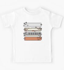 Camiseta para niños Long Cat