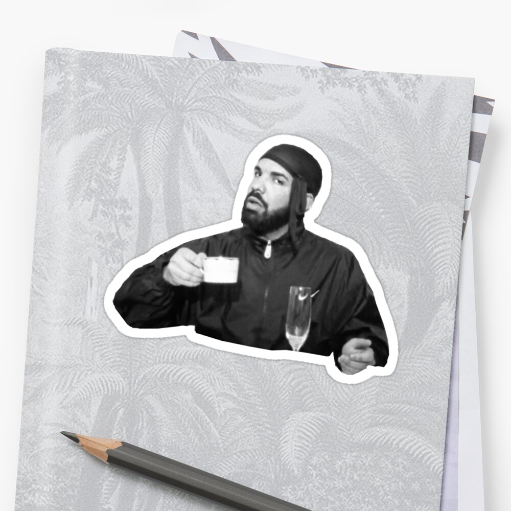 Drake Nonstop Music Video Meme Stickers By Eightyeightjoe Redbubble